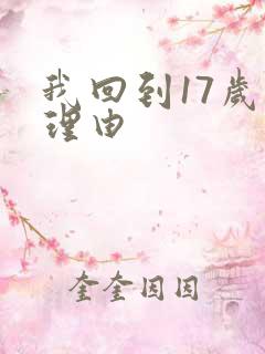 我回到17岁的理由
