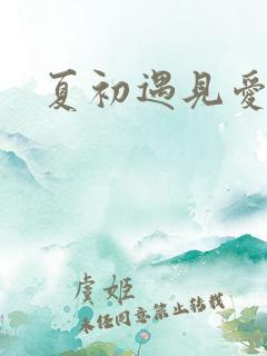 夏初遇见爱