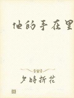 他的手在里面动