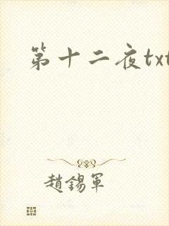 第十二夜txt