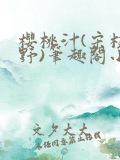 樱桃汁(宋枝江野)笔趣阁小说