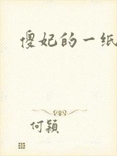 傻妃的一纸休书