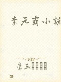 李元霸小说