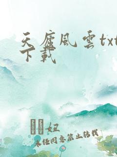 天庐风云txt下载