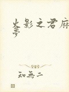 火影之君麻吕的梦