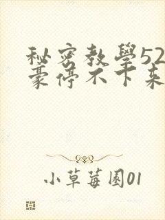 秘密教学52子豪停不下来了免费阅读