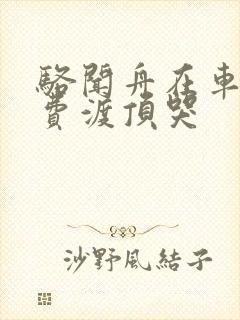 骆闻舟在车里把费渡顶哭