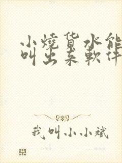 小烧货水能么多叫出来软件