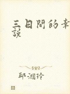 三日间的幸福小说