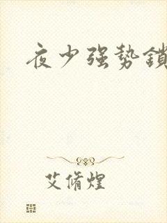 夜少强势锁婚
