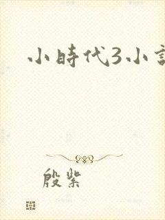 小时代3小说