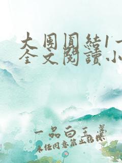 大团圆结1一6全文阅读小说