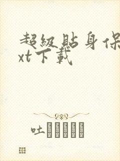 超级贴身保镖txt下载