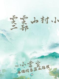 雯雯山村小说第二部