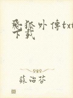 飞狐外传txt下载