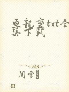 鱼龙变txt全集下载
