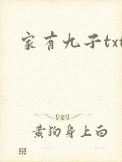 家有九子txt
