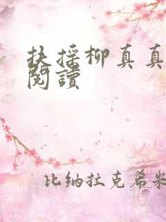 扶摇柳真真免费阅读