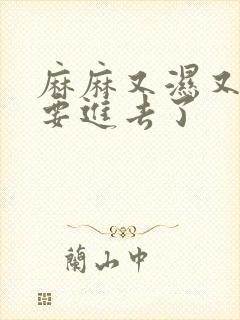 麻麻又湿又紧我要进去了