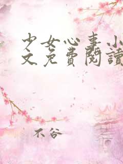 少女心事小说全文免费阅读