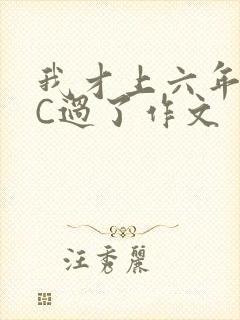 我才上六年级就C过了作文