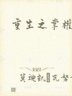 重生之掌权天下