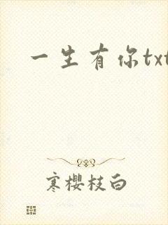 一生有你txt