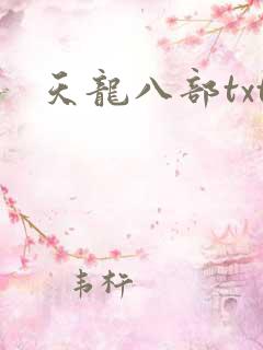 天龙八部txt