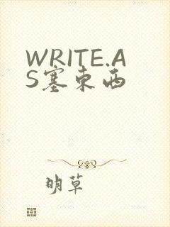 WRITE.AS塞东西