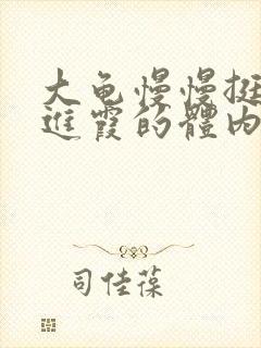 大龟慢慢挺进王进霞的体内