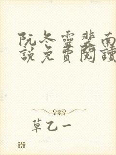 阮冬灵裴南曜小说免费阅读