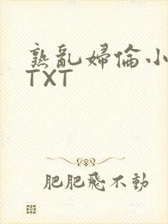 熟乱妇伦小说网TXT