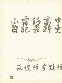 小霜的高中成长日记最新更新