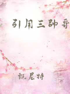 引用三帅哥