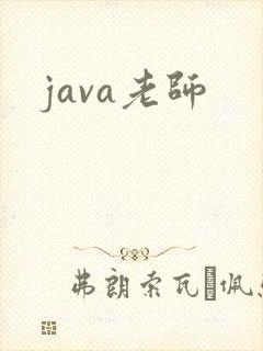 java老师