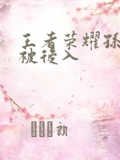 王者荣耀孙尚香被后入