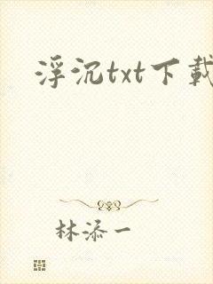 浮沉txt下载
