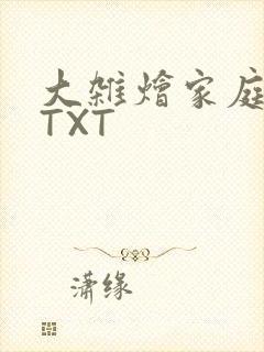 大杂烩家庭小说TXT