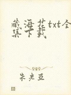 藏海花txt全集下载