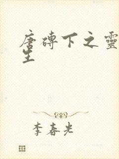 唐砖下之灵域双生