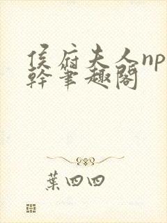 侯府夫人np高干笔趣阁