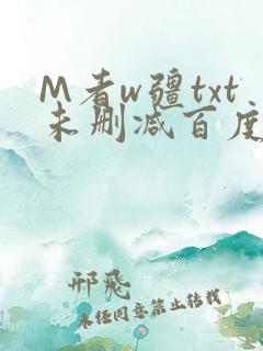M者w疆txt未删减百度云