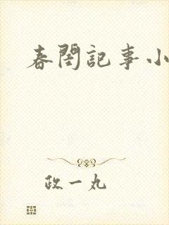 春闺记事小说