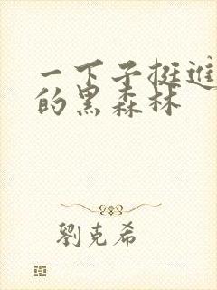 一下子挺进浓密的黑森林