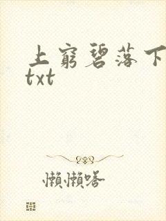 上穷碧落下黄泉txt