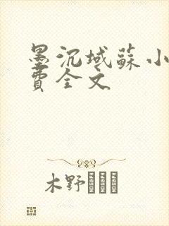 墨沉域苏小柠免费全文