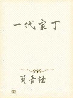 一代家丁