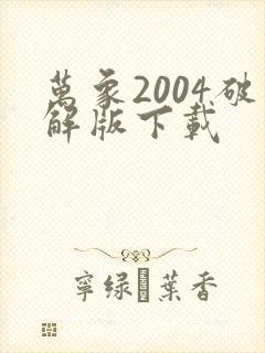 万象2004破解版下载