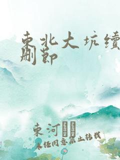 东北大坑续集未删节