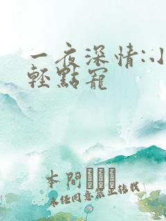 一夜深情:小叔轻点宠